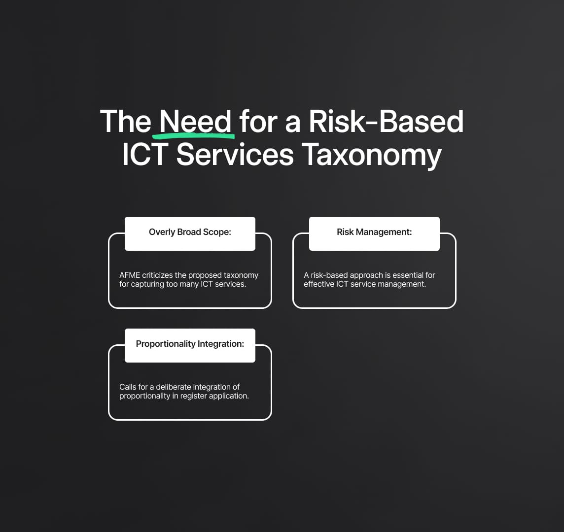 ICT Services Regulation: The Call for Proportionality in DORA's Implementing Technical Standard