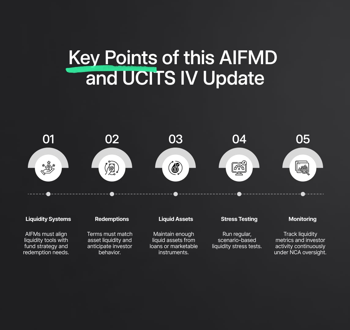 Key Points of this AIFMD and UCITS IV Update